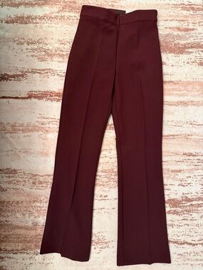Ann Taylor Wine Flare Pants